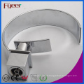 Fyeer Chrome Moderne Crooked Large Bec Cascade Lavabo Robinet Mitigeur Robinet Wasserhahn